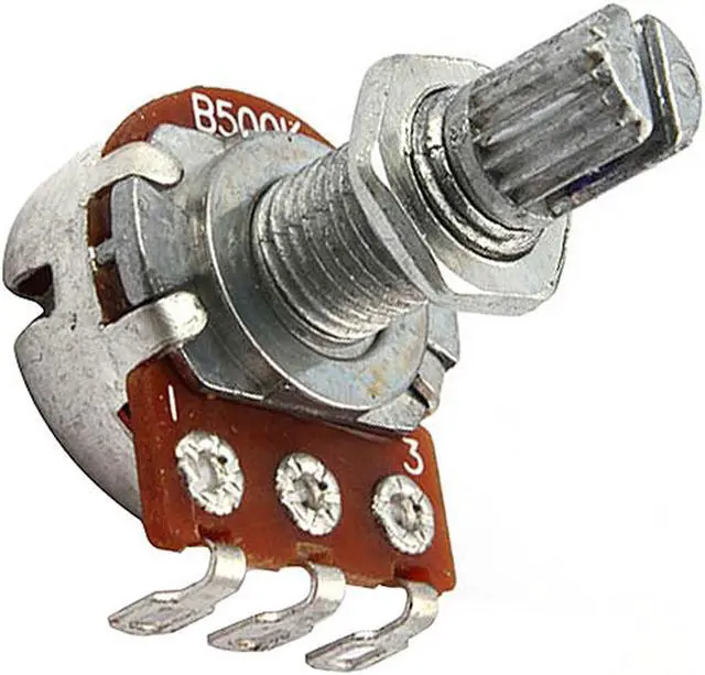 Alt view image 6 of 6 - 1 Set of 10 B500K OHM Audio Tone Guitar Potentiometer