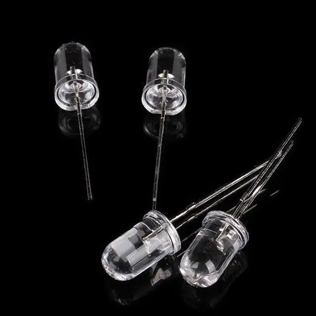 Alt view image 3 of 3 - 200Pcs 5mm Blue Round Emitting Diode LED Light Lamp 3.0-3.2V