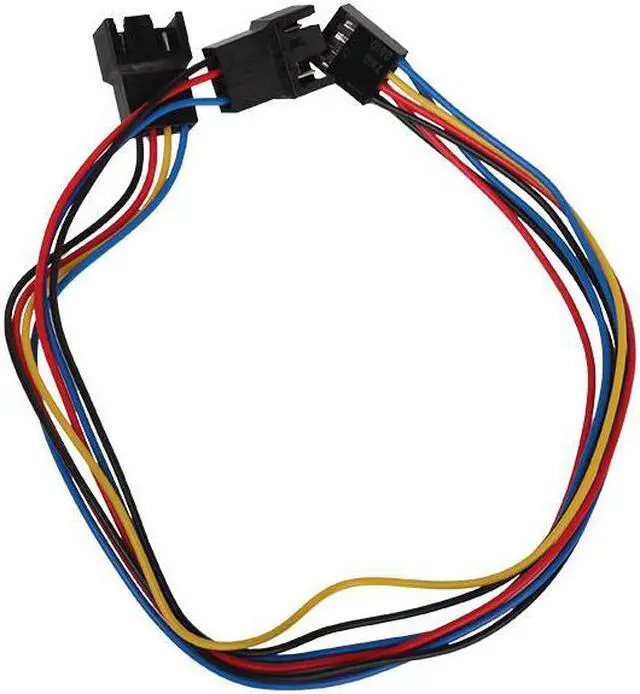 Main image of 30cm PC Motherboard Fan Cooling 4 Pin to 2x 4pin/3pin PWM Extension Cable New