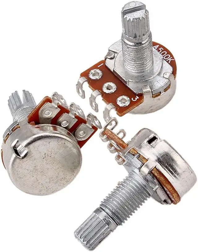 Alt view image 2 of 3 - 10 * 16KNP A500K L18MM POTS Guitar Potentiometer