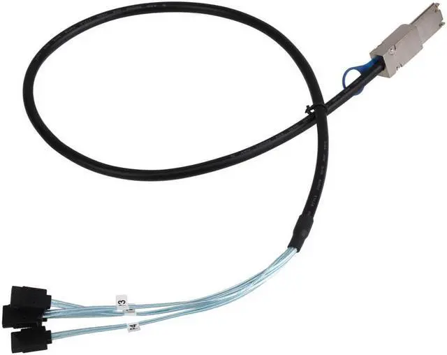 Main image of SFF-8088 Hard Disk Splitter Cable SAS 26Pin to 4 SATA 7Pin 12Gbps 100cm