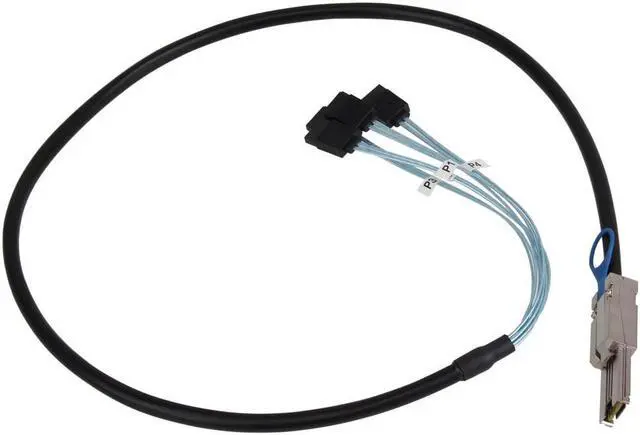 Alt view image 2 of 3 - SFF-8088 Hard Disk Splitter Cable SAS 26Pin to 4 SATA 7Pin 12Gbps 100cm