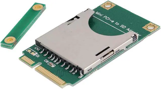 Alt view image 2 of 3 - SD SDHC SDXC SSD HDD to Mini PCI-E Slot Memory Card Reader Adapter