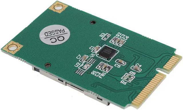 Alt view image 3 of 3 - SD SDHC SDXC SSD HDD to Mini PCI-E Slot Memory Card Reader Adapter