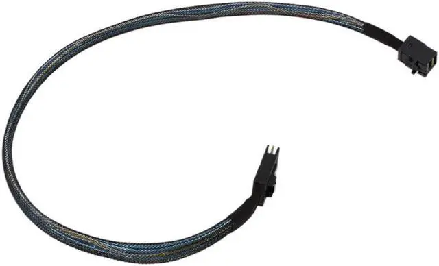 Alt view image 3 of 4 - 0.5m 12Gbps High Speed MINI SAS SFF 8643 to SFF-8087 Data Cable Blue