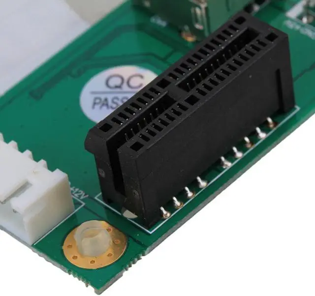 Alt view image 5 of 6 - Mini PCI-E to PCI-E Express 1X +USB Riser Card with FFC Cable Up to 2.5Gpbs