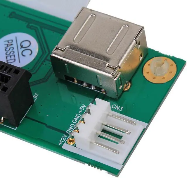 Alt view image 6 of 6 - Mini PCI-E to PCI-E Express 1X +USB Riser Card with FFC Cable Up to 2.5Gpbs