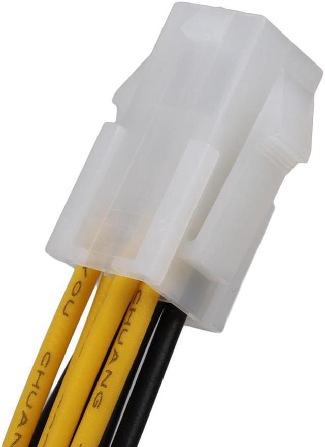 Alt view image 4 of 6 - 5 x ATX 12V EPS CPU Power Cable 4 Pin Male to 8 Pin Female For PC Computer
