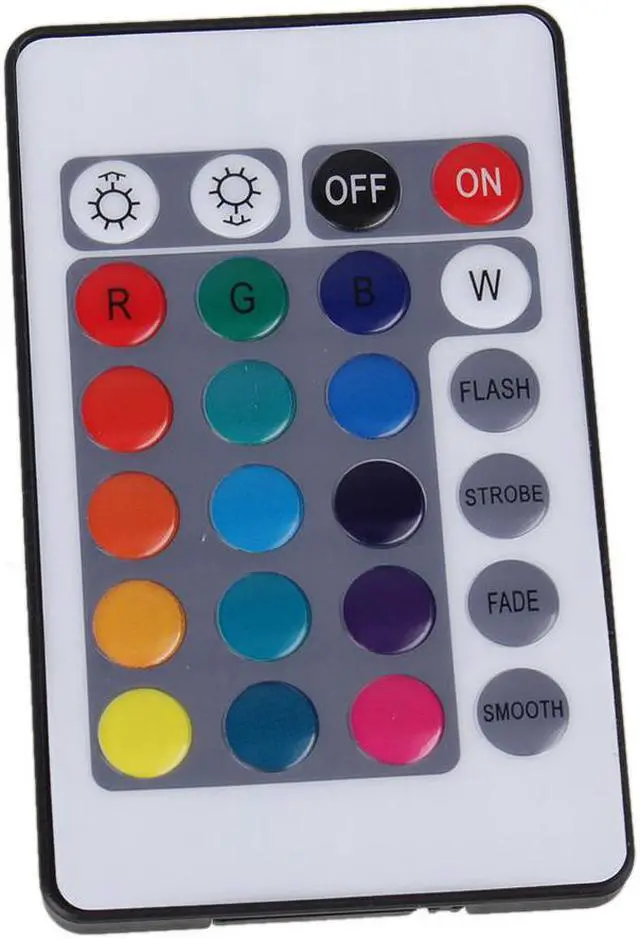 Alt view image 5 of 6 - Full Color 5050 RGB LED Light Strip Computer Case 64 Light 24 Key Remote Control