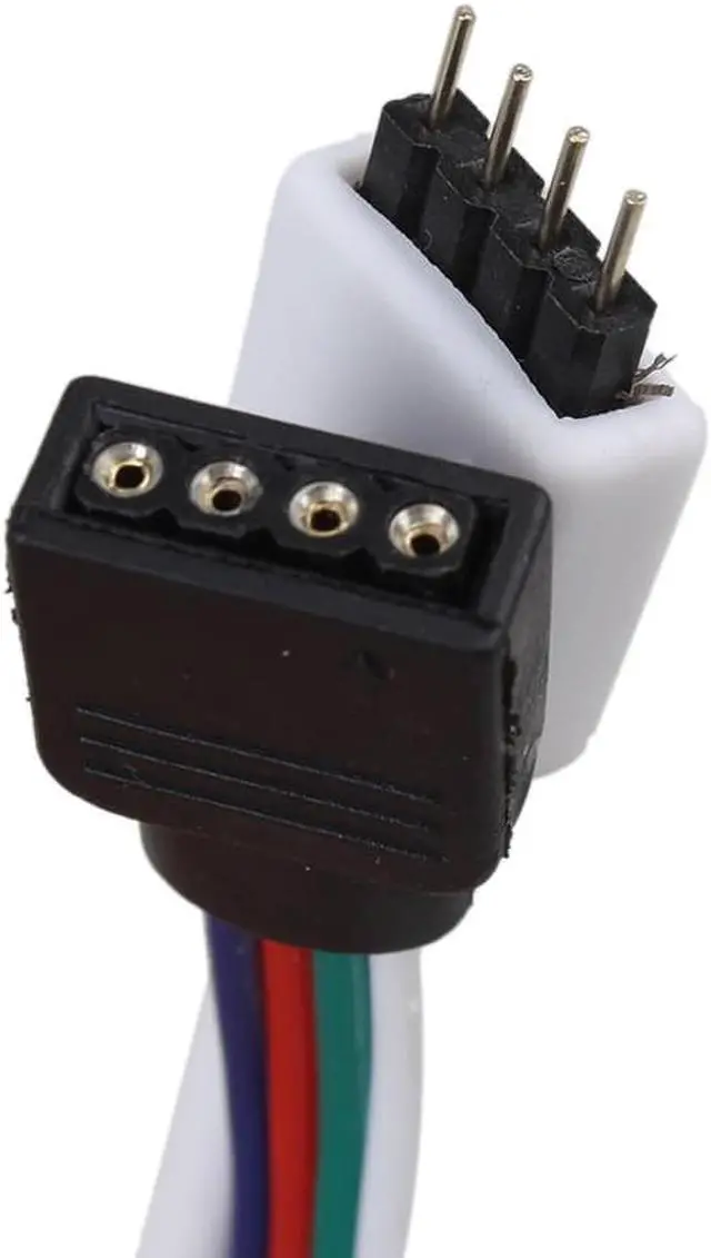 Alt view image 5 of 6 - 5050 RGB Multicolor LED Light Strip 24 Key Remote Control Power Supply 90 Light