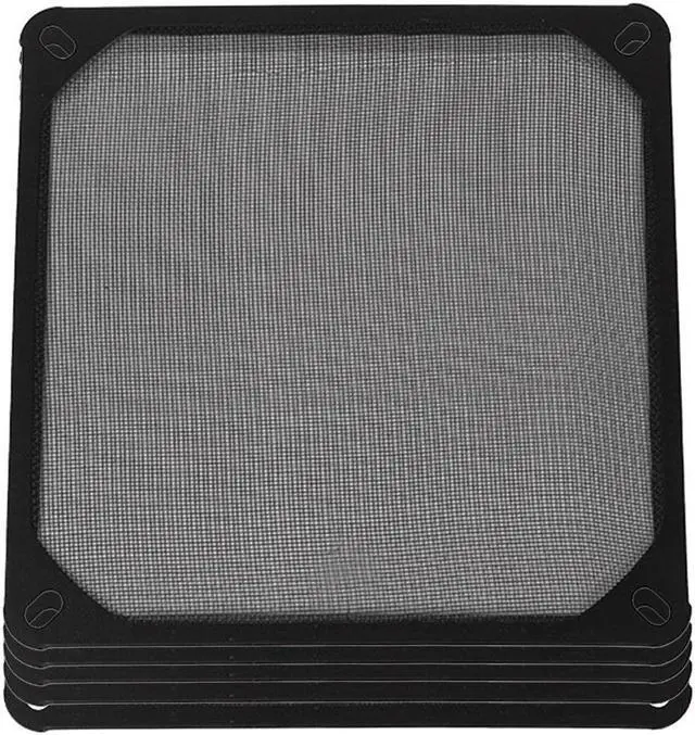 Main image of BQLZR 5Pcs 140mm Metal PC Computer Chassis Fan Case Strainer Dustproof Filter Black