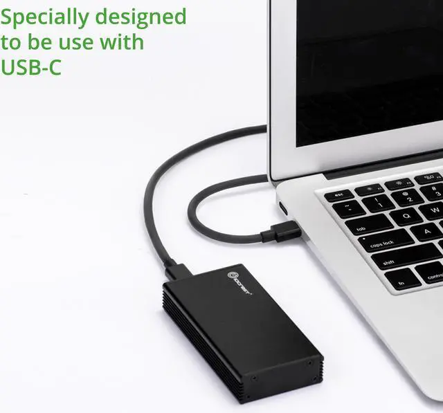 Alt view image 5 of 11 - USB-C 3.2 Gen 2x2 M.2 M-key NVME Gen 3x4 SSD External Enclosure Asmedia Chipset