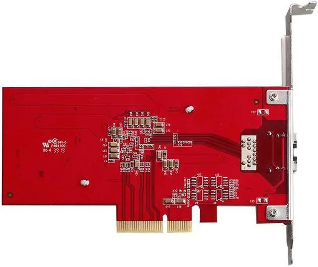 Alt view image 6 of 8 - SYBA SD-PEX24055 10 Gigabit 10GBase-T NBASE-T Ethernet PCI-e x4 Network Card (AQTION AQC107 Chipset) 10Gbps PCI-Express x4