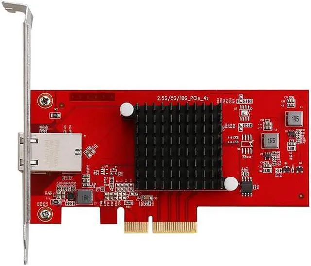 Alt view image 8 of 8 - SYBA SD-PEX24055 10 Gigabit 10GBase-T NBASE-T Ethernet PCI-e x4 Network Card (AQTION AQC107 Chipset) 10Gbps PCI-Express x4