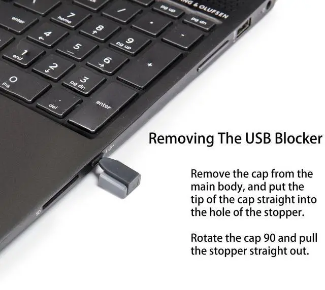 Alt view image 5 of 17 - 6 Piece USB-C Type-C Port Blocker with Removal Tool