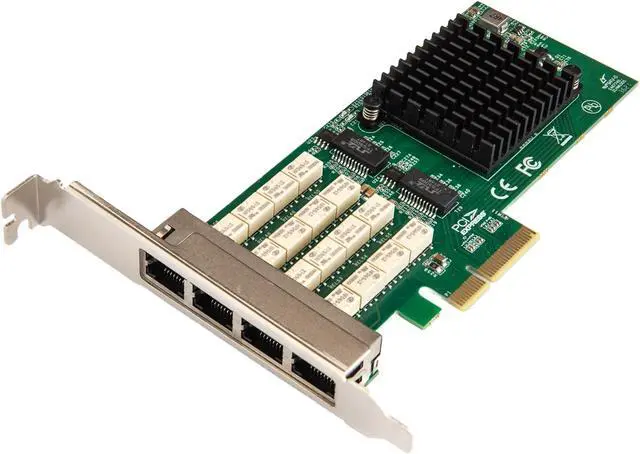 Main image of Quad Port Copper Gigabit Ethernet PCI-e x4 Bypass Server Adapter Intel i350-am2 Based