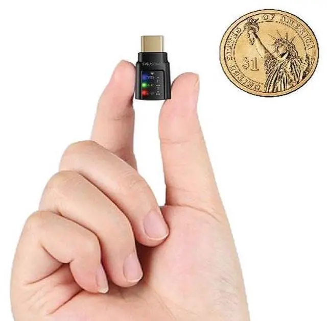 Main image of 384K/32-bit DSD128 USB-C DAC Audio Adapter to 3.5mm Game sound booster