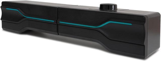 Alt view image 3 of 9 - Desktop USB Powered 2-1 RGB Stereo Sound Bar