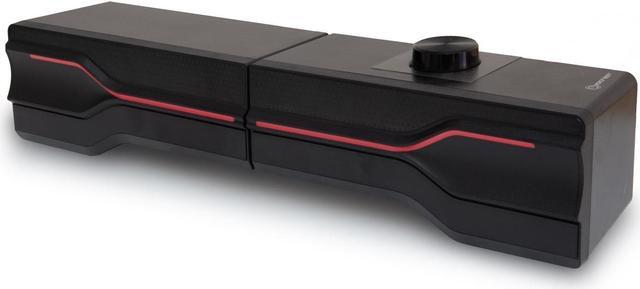Alt view image 4 of 9 - Desktop USB Powered 2-1 RGB Stereo Sound Bar