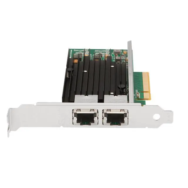 Alt view image 5 of 6 - Dual Port 10 Gigabit Ethernet PCI-e x8 Network Card Intel X540 Chipset