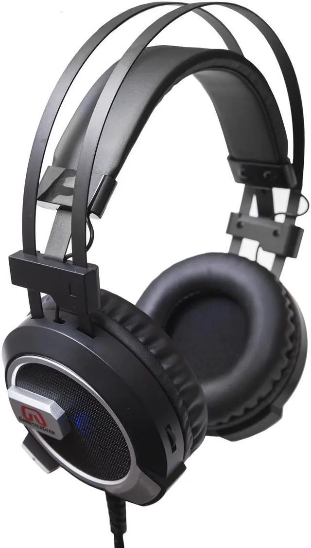 Alt view image 6 of 12 - Gamestergear Falcon Over The Ear Stereo Pc Gaming Headset With Microphone Led Lights