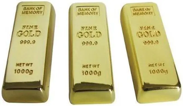 Main image of 32gb USB 3.0 Flash Drive Memory Stick Gold Bar Shape USB 3.0 Disk