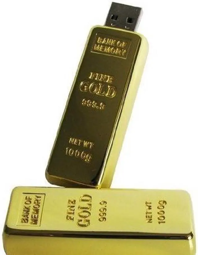 Alt view image 2 of 3 - 32gb USB 3.0 Flash Drive Memory Stick Gold Bar Shape USB 3.0 Disk