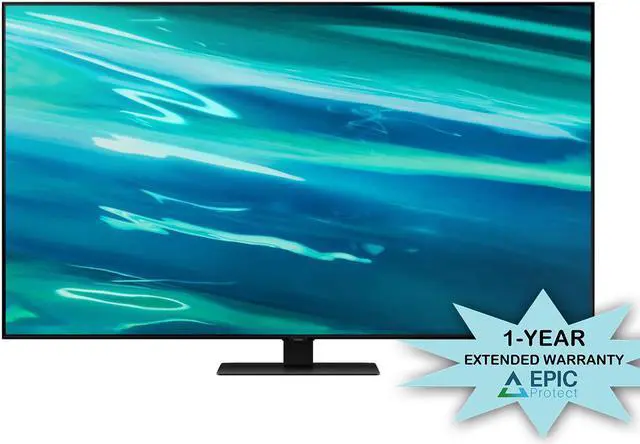 Main image of Samsung QN75Q80AA 75" Class Ultra High Definition QLED 4K Smart TV with an Additional 1 Year Coverage by Epic Protect (2021)