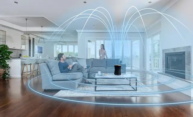Alt view image 6 of 13 - Sony SRS-RA5000 Reality 360 Audio Multi Room Speaker in Black (2021)