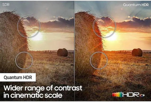 Alt view image 4 of 7 - Samsung QN32Q60AA 32" QLED Quantum HDR 4K Smart TV with an Austere 3S-4KHD2-2.5M III Series 4K HDMI Cable 2.5m (2021)