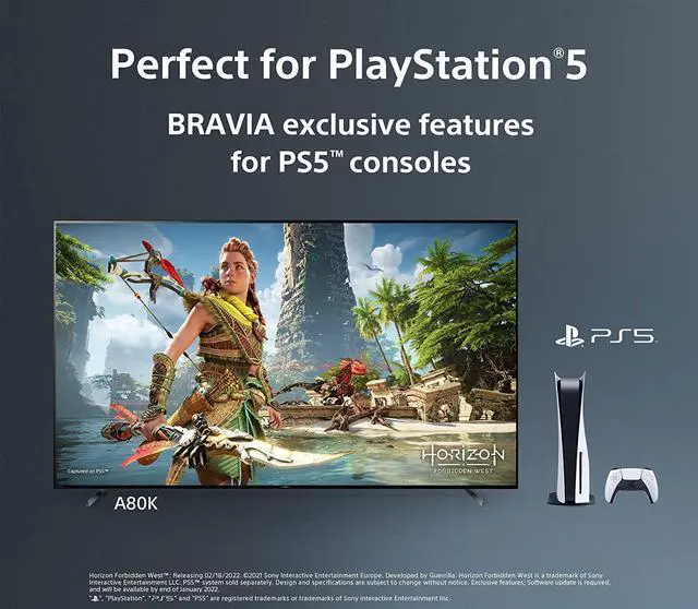 Alt view image 5 of 7 - Sony XR77A80K 77" 4K Bravia XR OLED High Definition Resolution Smart TV (2022)