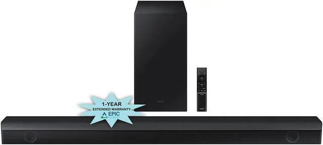 Alt view image 2 of 7 - Samsung HW-B550 2.1ch Soundbar and Subwoofer with Dolby with an Additional 1 Year Coverage by Epic Protect (2022)