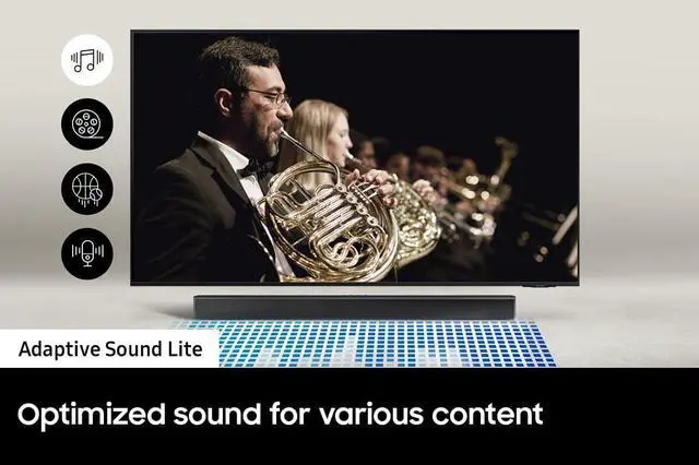 Alt view image 5 of 7 - Samsung HW-B550 2.1ch Soundbar and Subwoofer with Dolby with an Additional 1 Year Coverage by Epic Protect (2022)