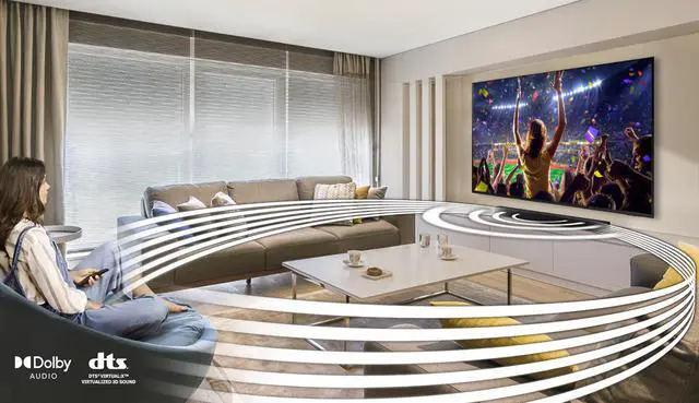 Alt view image 7 of 7 - Samsung QN65QN800BFXZA 65" 8K QLED Quantum Mini LED HDR Smart TV with a Samsung HW-B550 2.1ch Soundbar and Subwoofer with Dolby (2022)