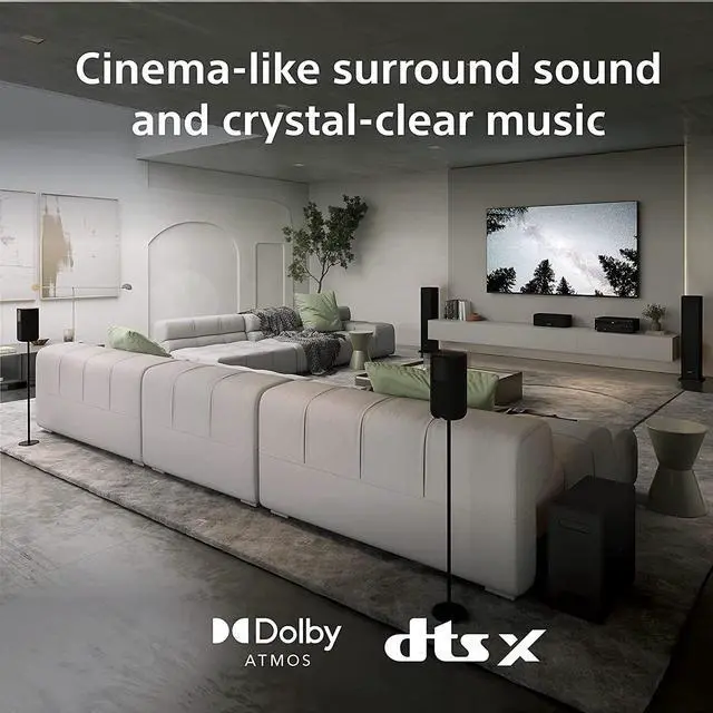 Alt view image 3 of 9 - Sony STR-AN1000 7.2 Channel A/V 8K Receiver with Dolby Atmos and DTS:X (2023)