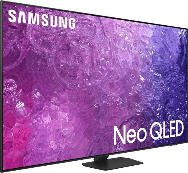 Alt view image 2 of 7 - Samsung QN50QN90CAFXZA 50" Neo QLED Smart TV with 4K Upscaling with a Walts FIXED-MOUNT-43-90 TV Mount for 43"-90" Compatible TVs and Walts HDTV Screen Cleaner Kit (2023)