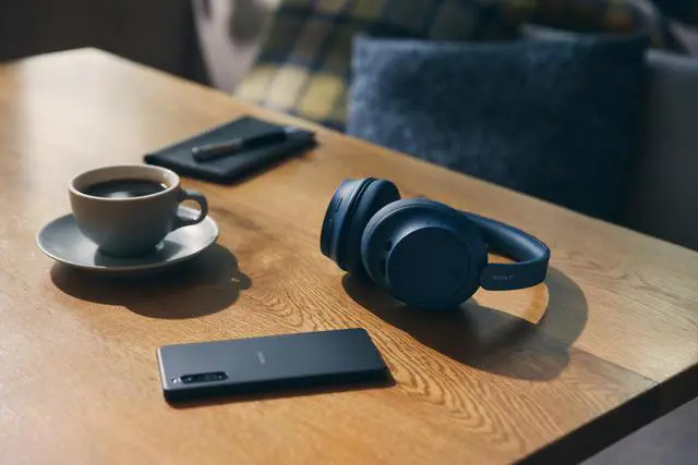 Alt view image 7 of 8 - Sony WH-CH720N-BLUE Noise Canceling Headphones with Quick Charge (2023)