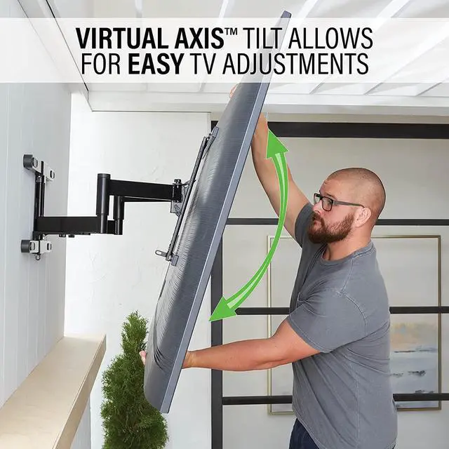Alt view image 7 of 9 - Sanus VODLF125-B2 Outdoor Full Motion 25" Extension Mount for 40"-85" TVs (2023)