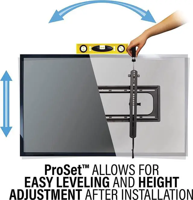 Alt view image 4 of 8 - Sanus VODLT1-B2 Outdoor Weatherproof Tilt Wall Mount for 37"-95" TVs (2023)