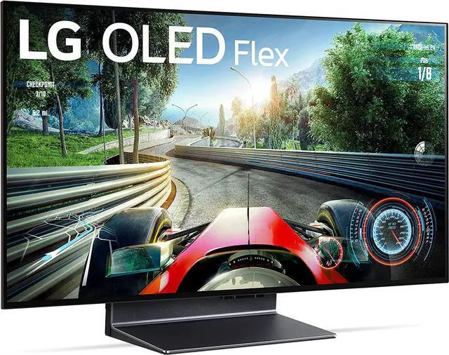 Alt view image 3 of 6 - LG 42LX3QPUA 42" OLED Flex Bendable 4K G-SYNC Compatible Smart TV (2022)