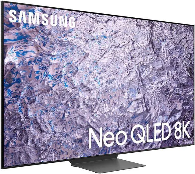 Alt view image 2 of 7 - Samsung QN85QN800CFXZA 85 Inch Neo QLED 8K Smart TV with Dolby Atmos with an Austere VII Series 8 Outlet Power w/Omniport USB (2023)