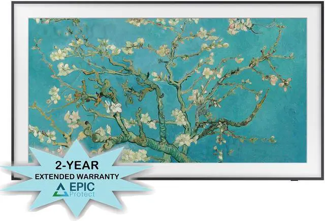 Alt view image 2 of 7 - Samsung QN32LS03CBFXZA 32" The Frame QLED Smart TV with Art Mode with an Additional 2 Year Coverage by Epic Protect (2023)
