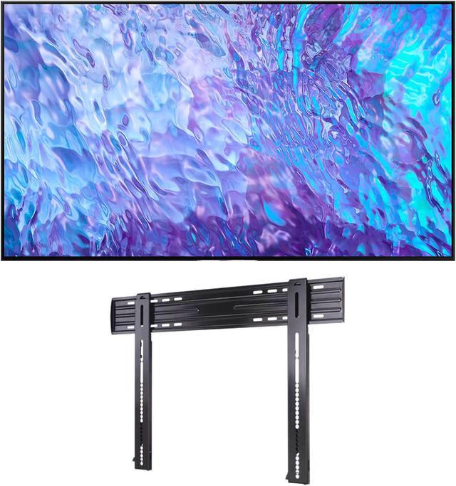Samsung QN50Q80CAFXZA 50" 4K QLED Direct Full Array with Dolby Smart TV with a Sanus LL11-B1 Super Slim Fixed-Position Wall Mount for 40" - 85" TVs (2023) TV - Newegg.com