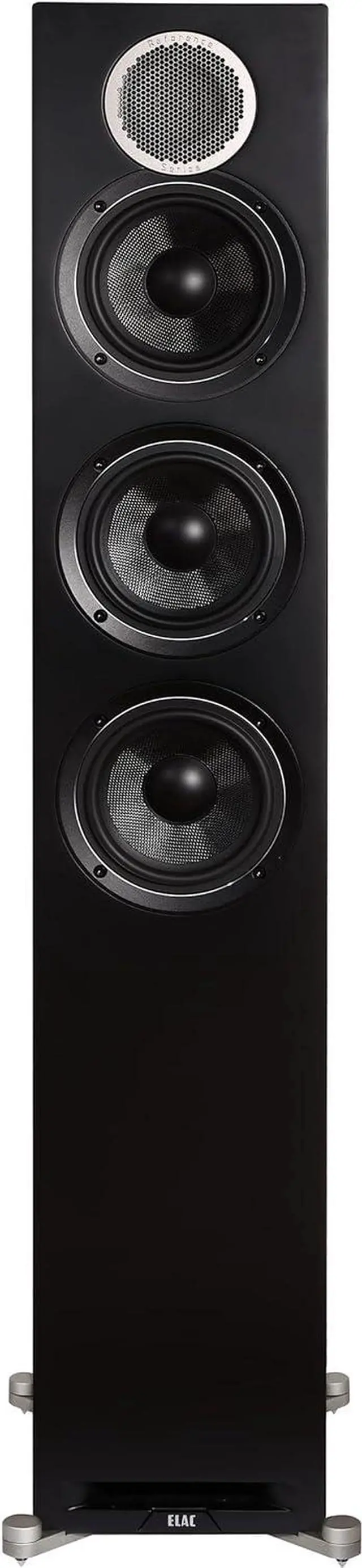 Alt view image 2 of 7 - ELAC DFR52-BK Debut Reference Floorstanding Speaker Pair - Black/Walnut (2019)