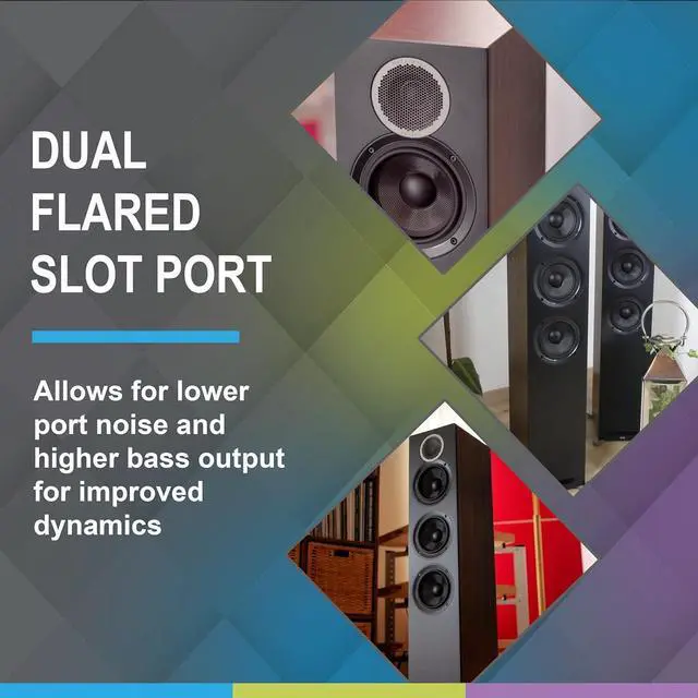 Alt view image 7 of 7 - ELAC DFR52-BK Debut Reference Floorstanding Speaker Pair - Black/Walnut (2019)