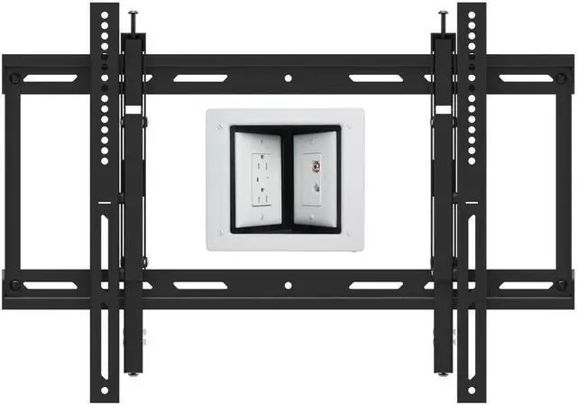 Alt view image 4 of 13 - Kanto TE300 Dual Stud Tilting Mount with 6" Extension for 43"-90" TVs - Black (2023)
