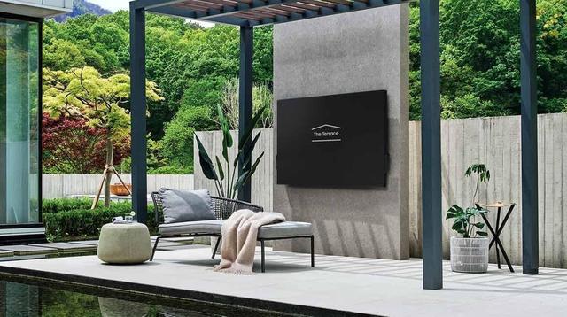 Alt view image 7 of 7 - Samsung VG-SDCC85G 85" Dark Gray Dust Cover for The Terrace TV (2023)