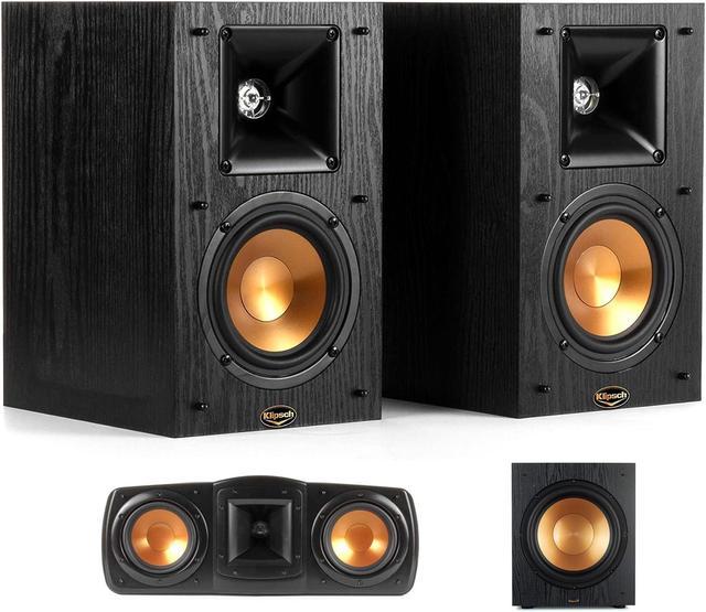 Klipsch B-100-BLACK Synergy Black Label Bookshelf Speakers with a