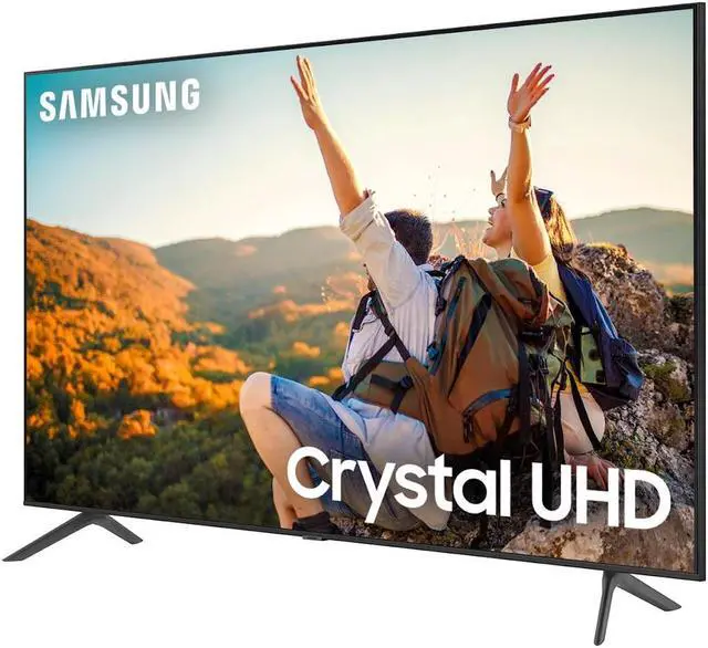 Alt view image 2 of 7 - Samsung UN55CU7000DXZA 55 Inch 4K HDR LED Crystal UHD Smart TV with a Walts TV Large/Extra Large Full Motion Mount for 43-90 Inch Compatible TV's and a Walts HDTV Screen Cleaner Kit (2023)