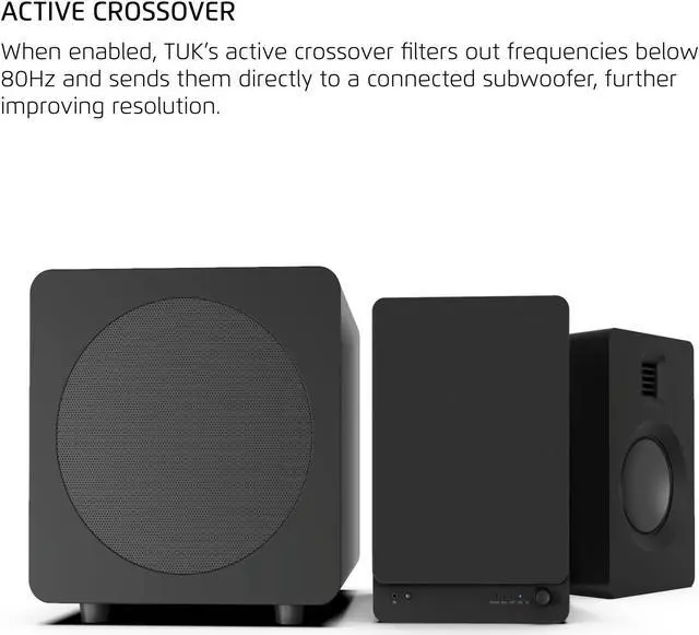 Alt view image 3 of 7 - Kanto TUKMB Bookshelf Speakers with 5.25 Inch Aluminum Drivers with Kanto S6 Angled Desktop Speaker Stands for Large Speakers and an AT-LP120XUSB-BK Direct-Drive 3-Speed Manual USB Turntable (2019)